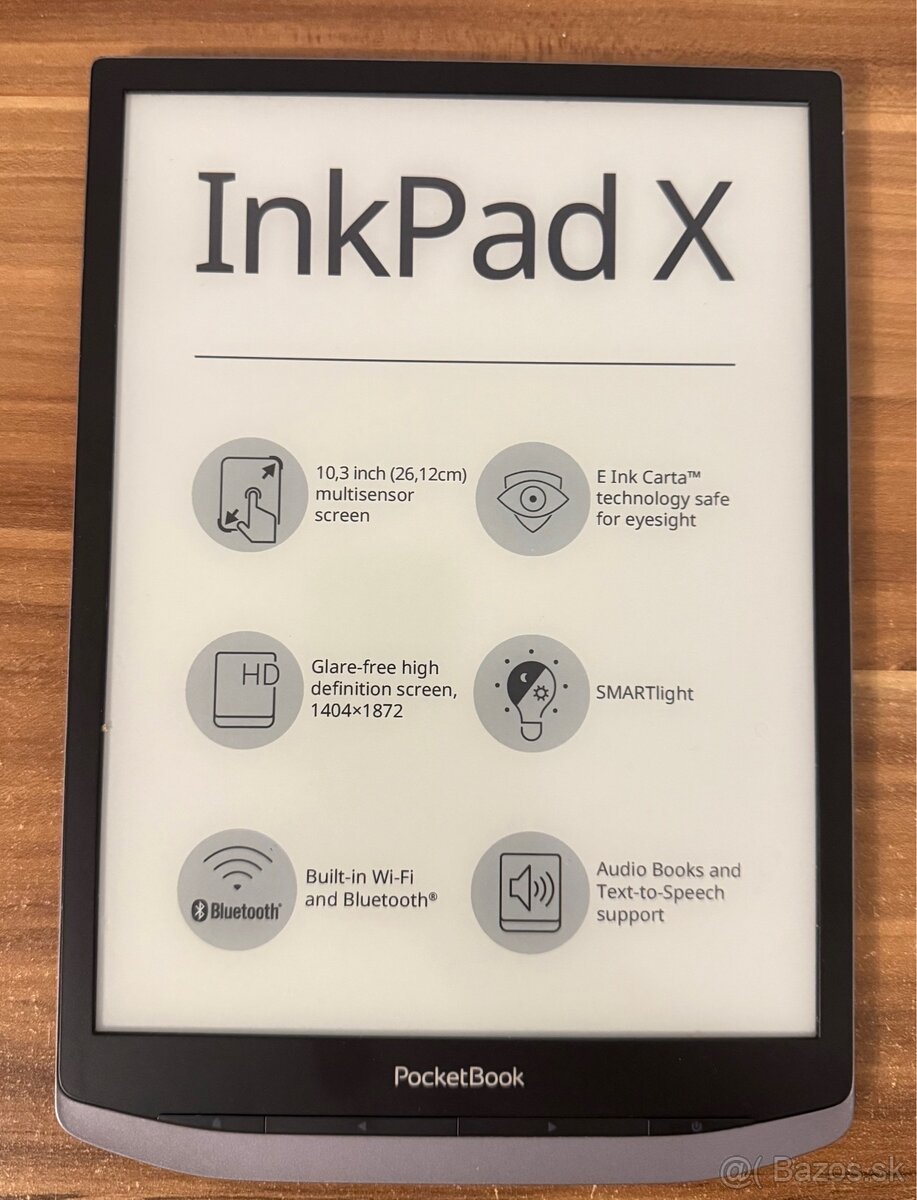 Predám PocketBook InkPad X (model PB1040) - 2