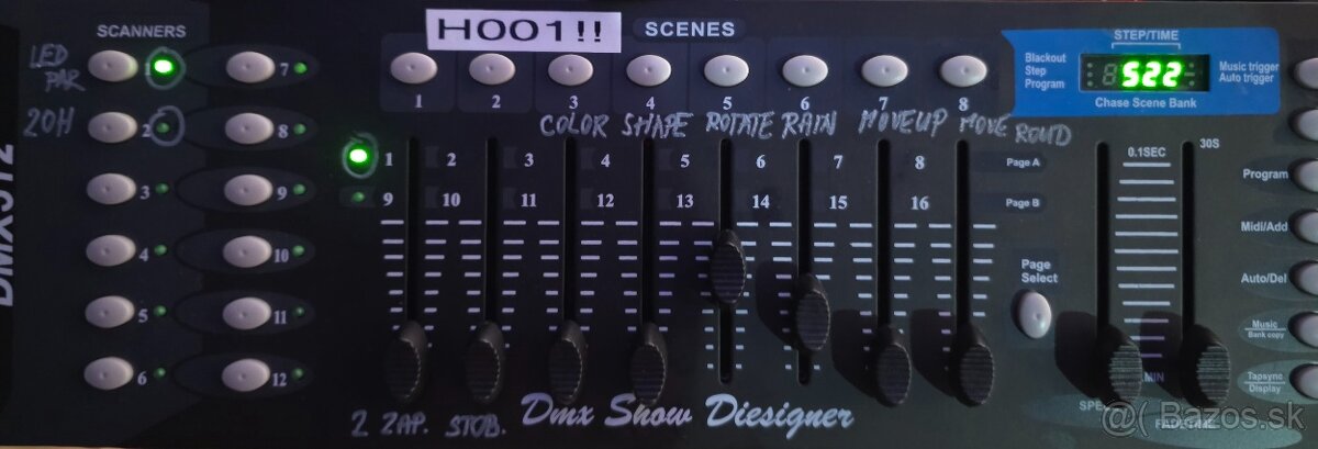 DMX pult 512 /192 - 2