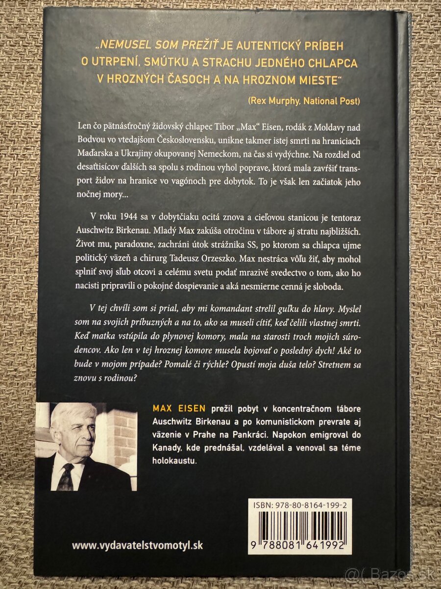 Kniha Max Eisen - Nemusel som prežiť - 2