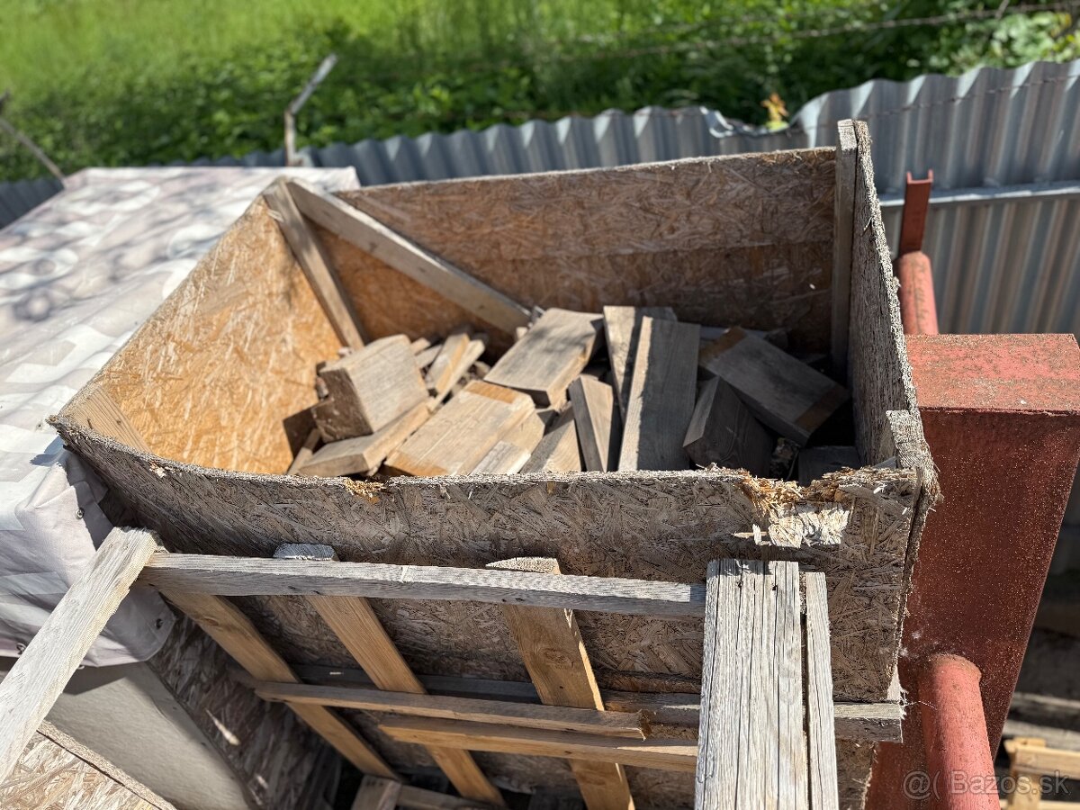 Predám palety s klietkami na drevo - 2