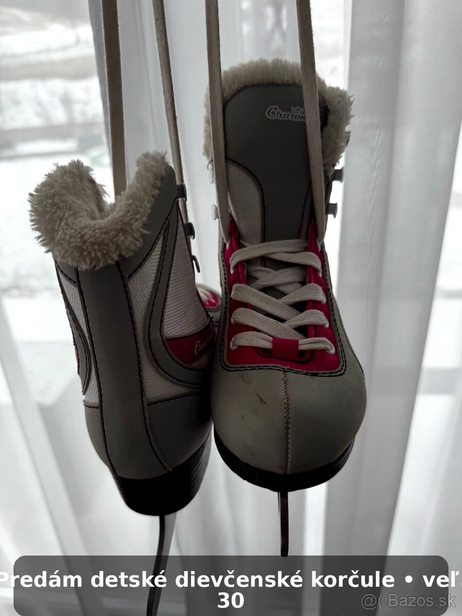 Predám detské dievčenské korčule veľ. 30 - 2