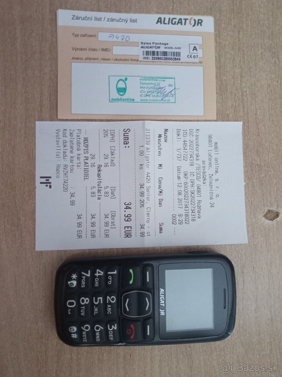 Aligator A420 senior - 2