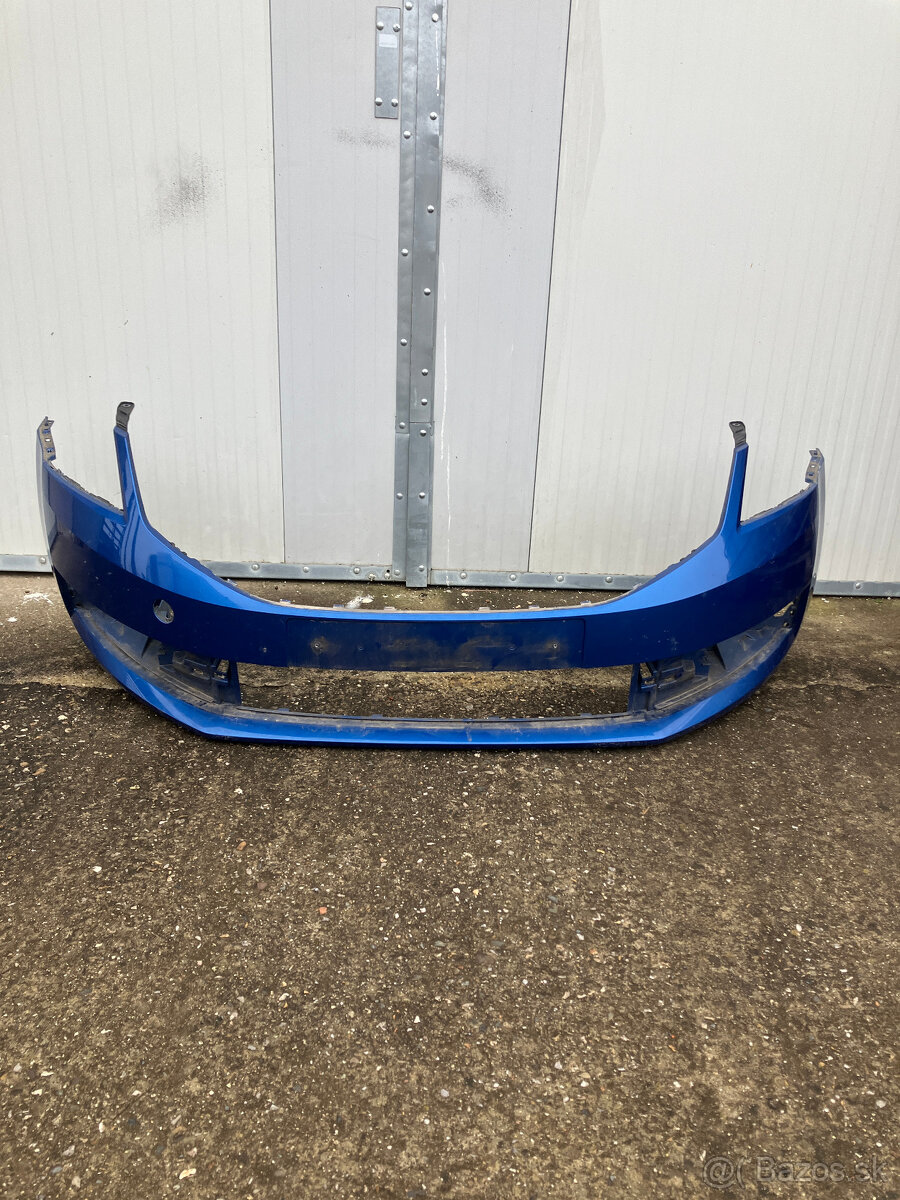 predni naraznik skoda octavia iii 3 modry plny - 2