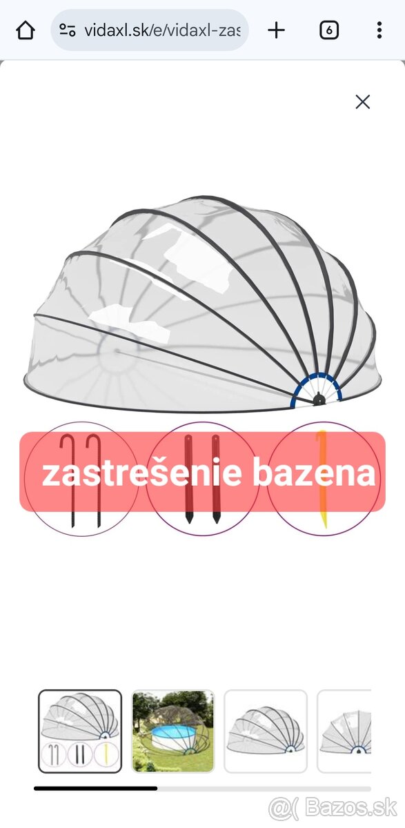 Prekrytie bazena zastrešenie - 2