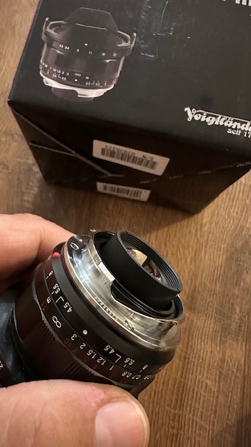 Predám Voigtländer 15mm F4,5 - 2