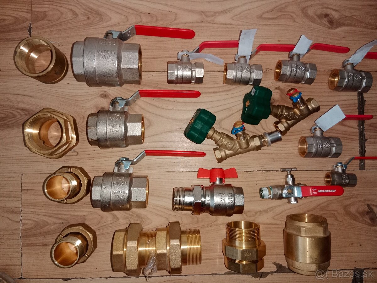 Mosadzné ventily DN 50.DN40,DN25 - 2