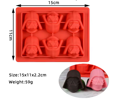 Silikónové formy STAR WARS 3ks - 2