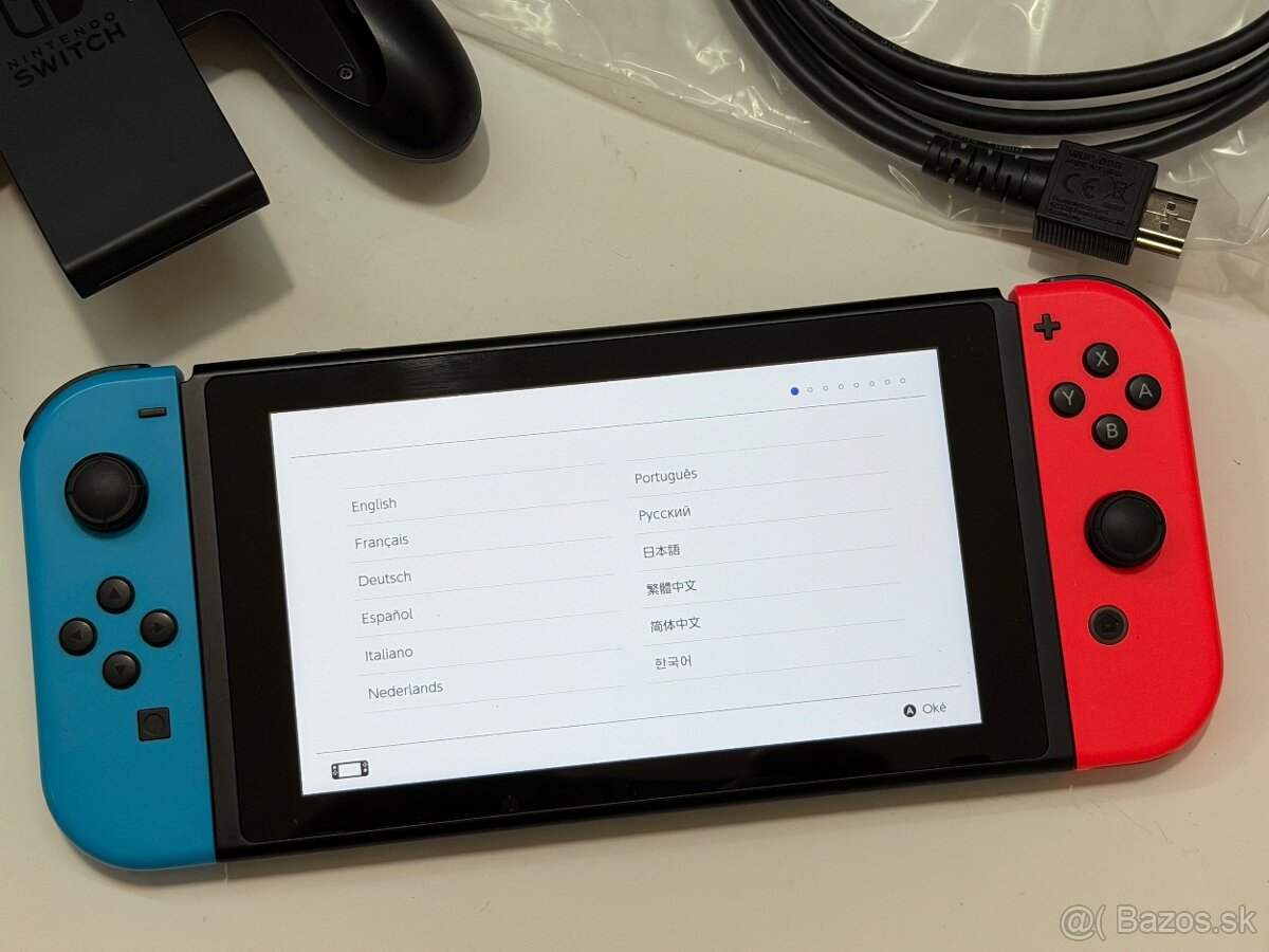Nintendo switch Lcd 32g+ Pekný stav komplet, záruka - 2
