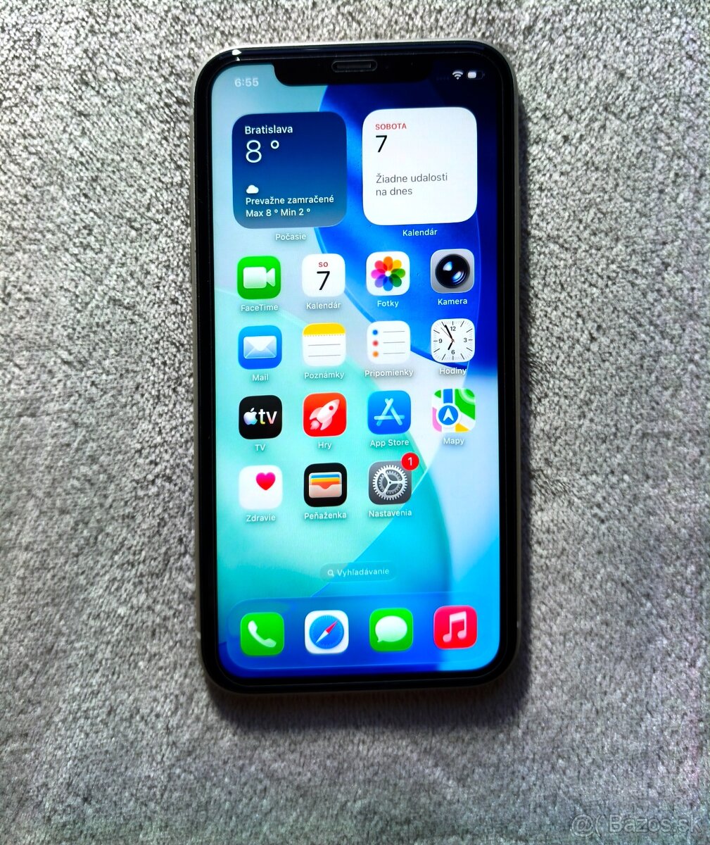 Predám iPhone 11 (128 GB) – (White) TOP STAV - 2