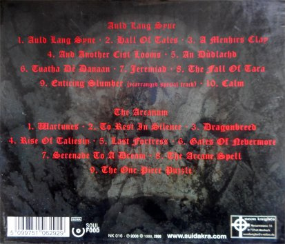 PREDÁM ORIGINÁL 2CD - SUIDAKRA - Auld Lang Syne + The Arcanu - 2