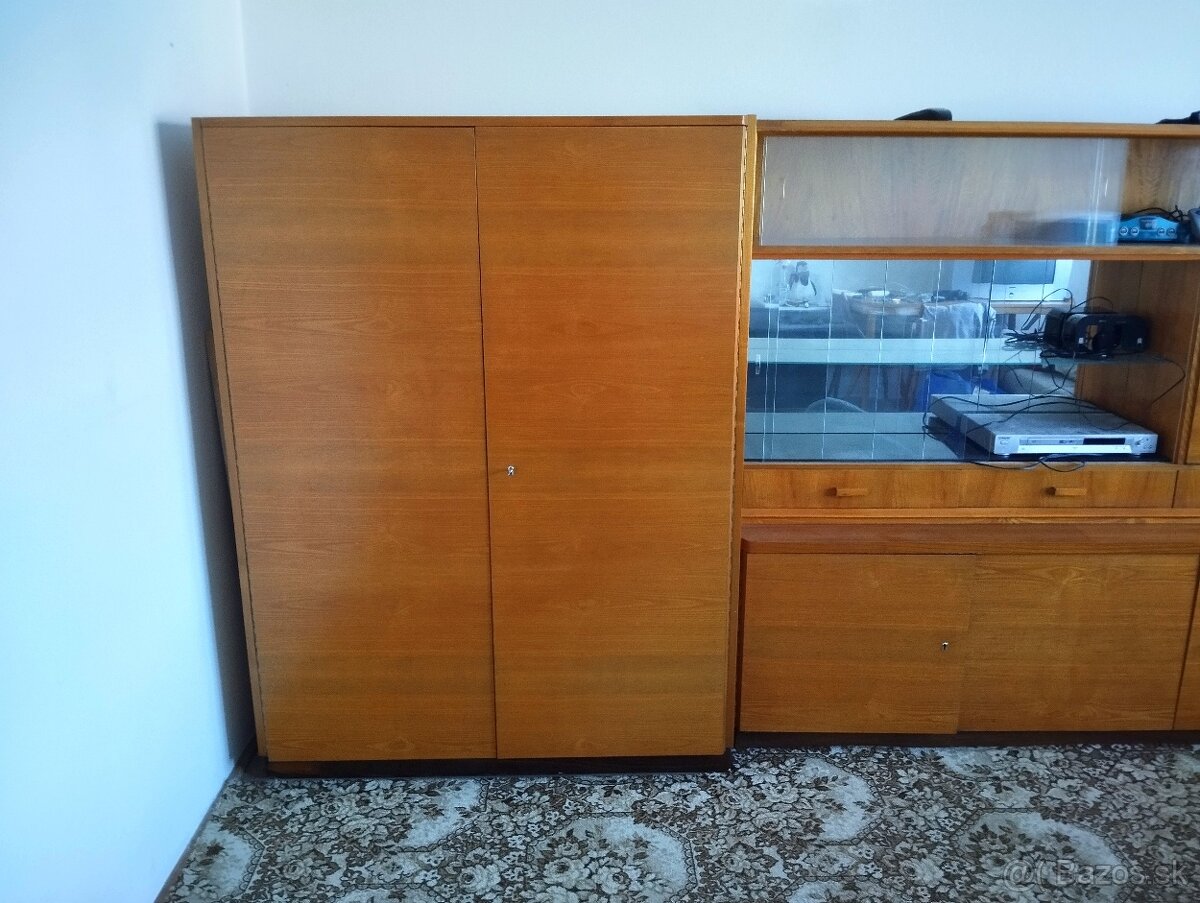 Obývacia stena 70-te roky - zachovalý stav - 2