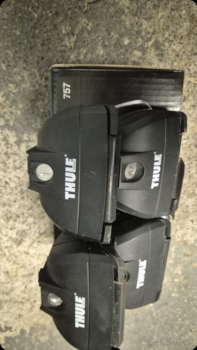 Thule pätky + montážny kit 757 - 2