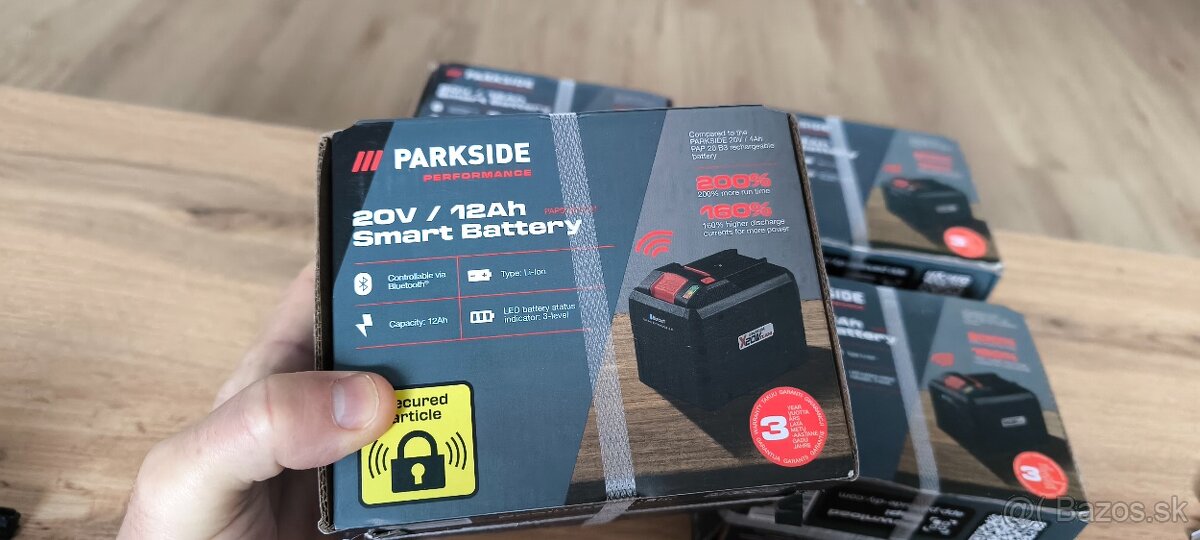 Batérie Parkside 12ah 20V, smart nepoužité - 2