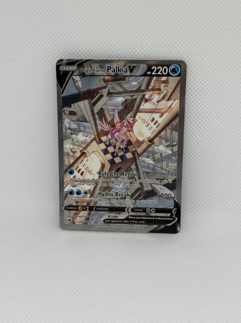 Pokémon karta Origin Forme Palkia V 167/189 - 2