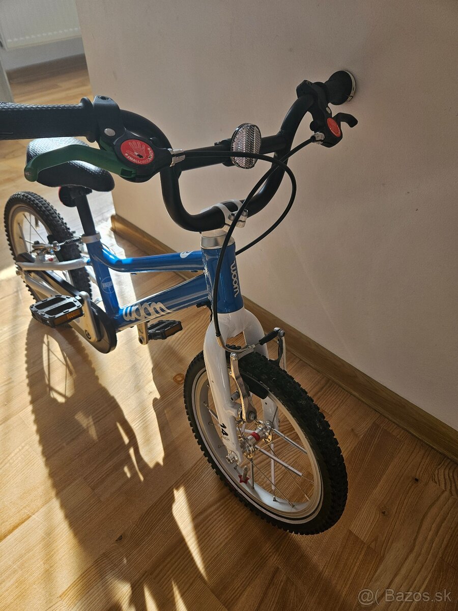 Woom 2 detský bicykel modrý - 2