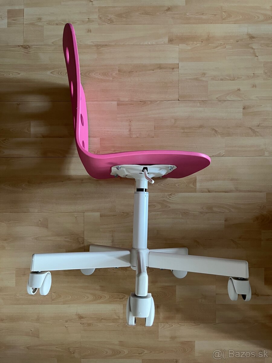 Výškovo nastaviteľná stolička na kolieskach - 2