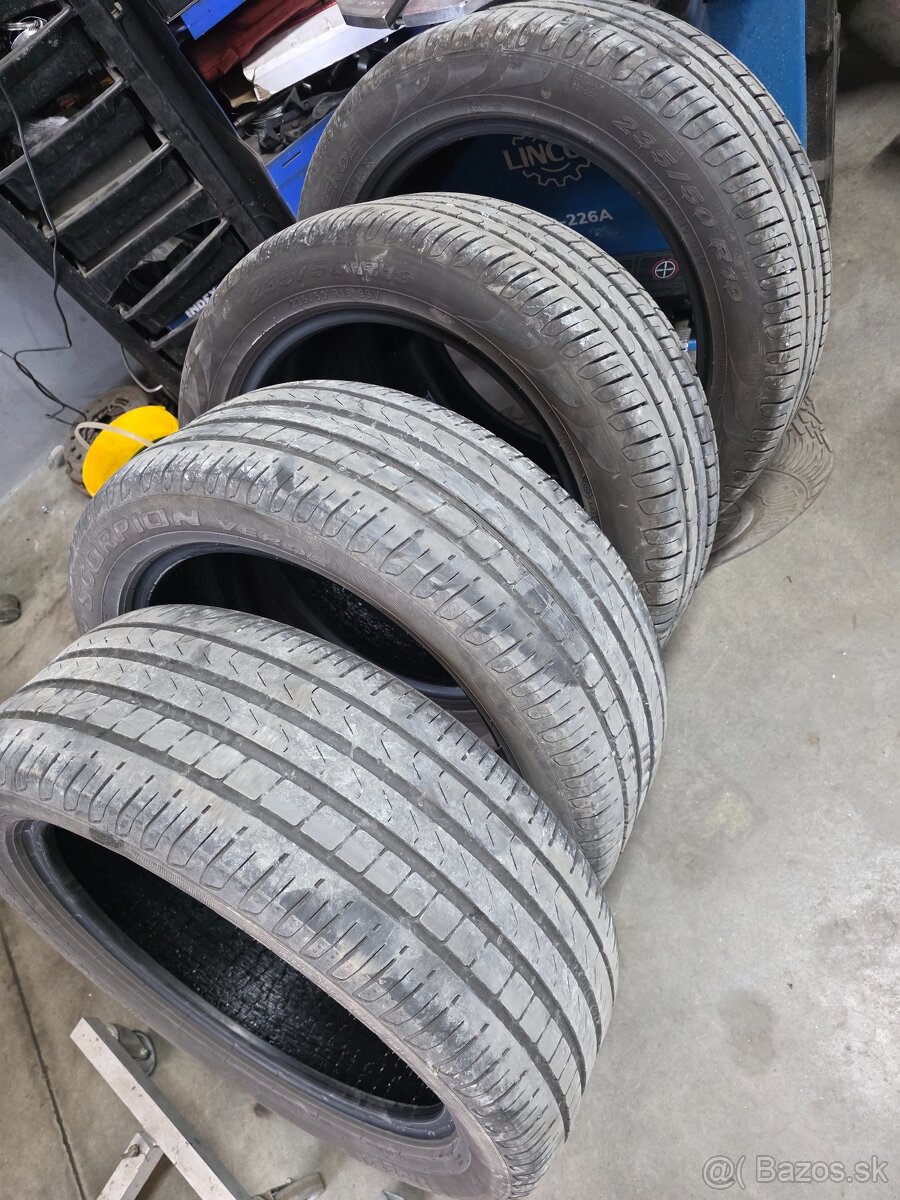 235/50 r19 letné penumatiky - 2