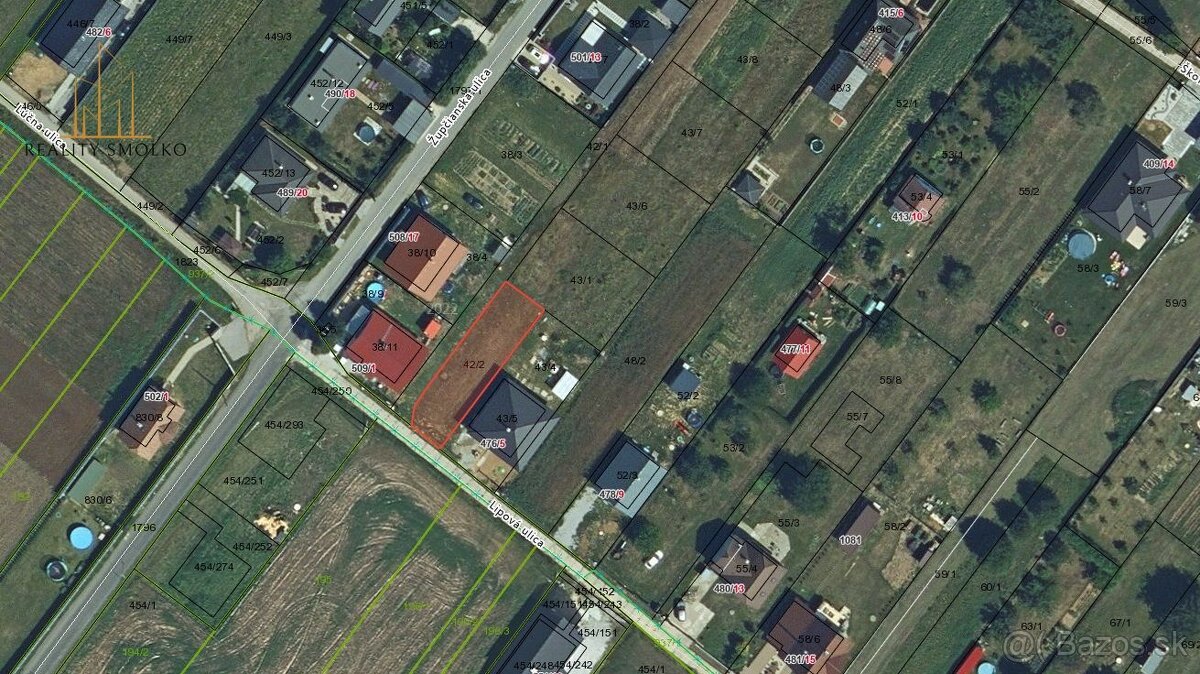 Predaj pozemku pre RD, Medzany - 2