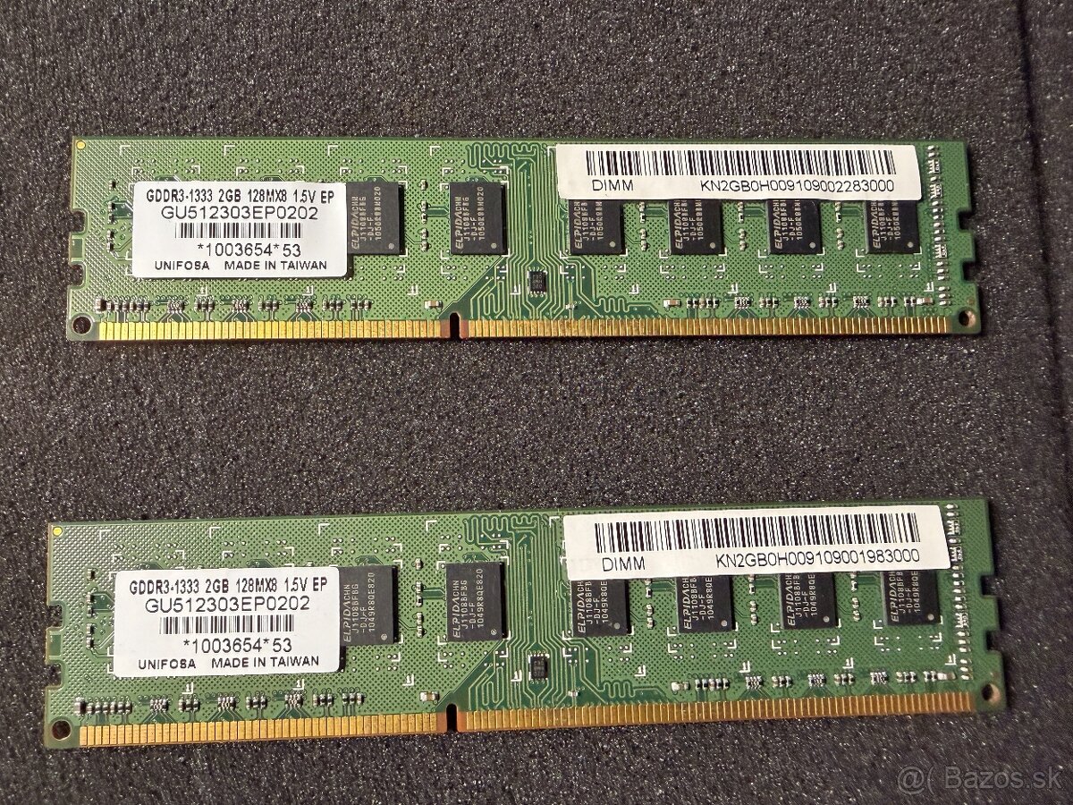 Desktopové RAM DDR3/DDR3L DIMM 2GB a 4GB - 2