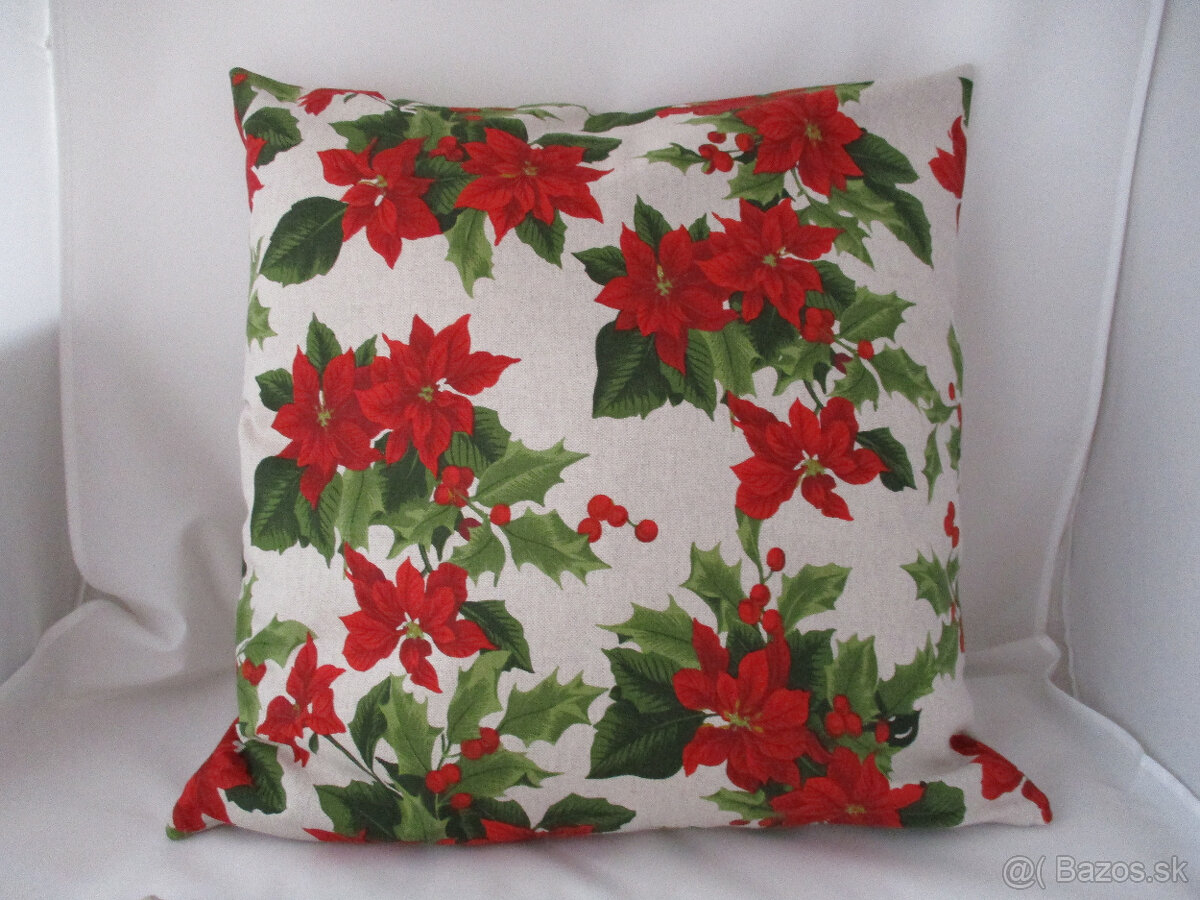 Obliečka vianočná ruža,50x50cm - 2