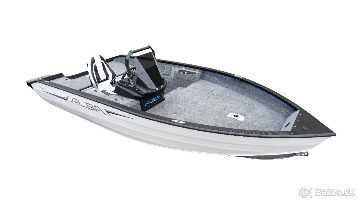 Predám špičkový rybársky hliníkový čln ALBA 460 C - 2