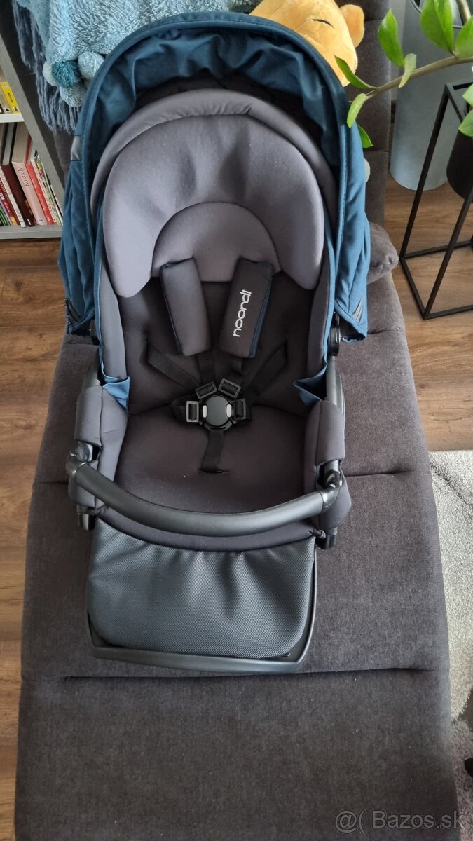 Kombinovaný kočík 2v1 Noordi Aqua - Ocean blue - 2