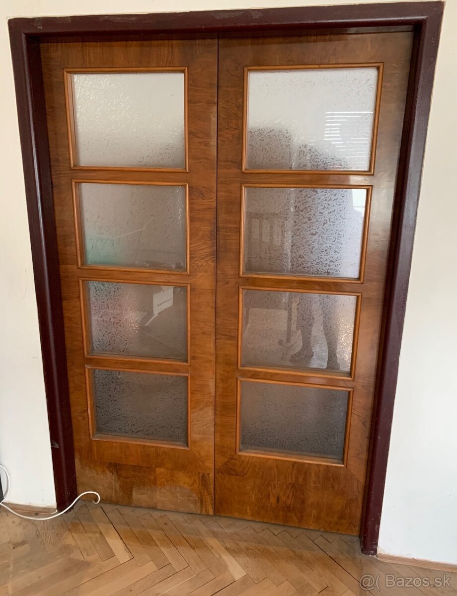 Dvojkridlove dvere drevene - 2