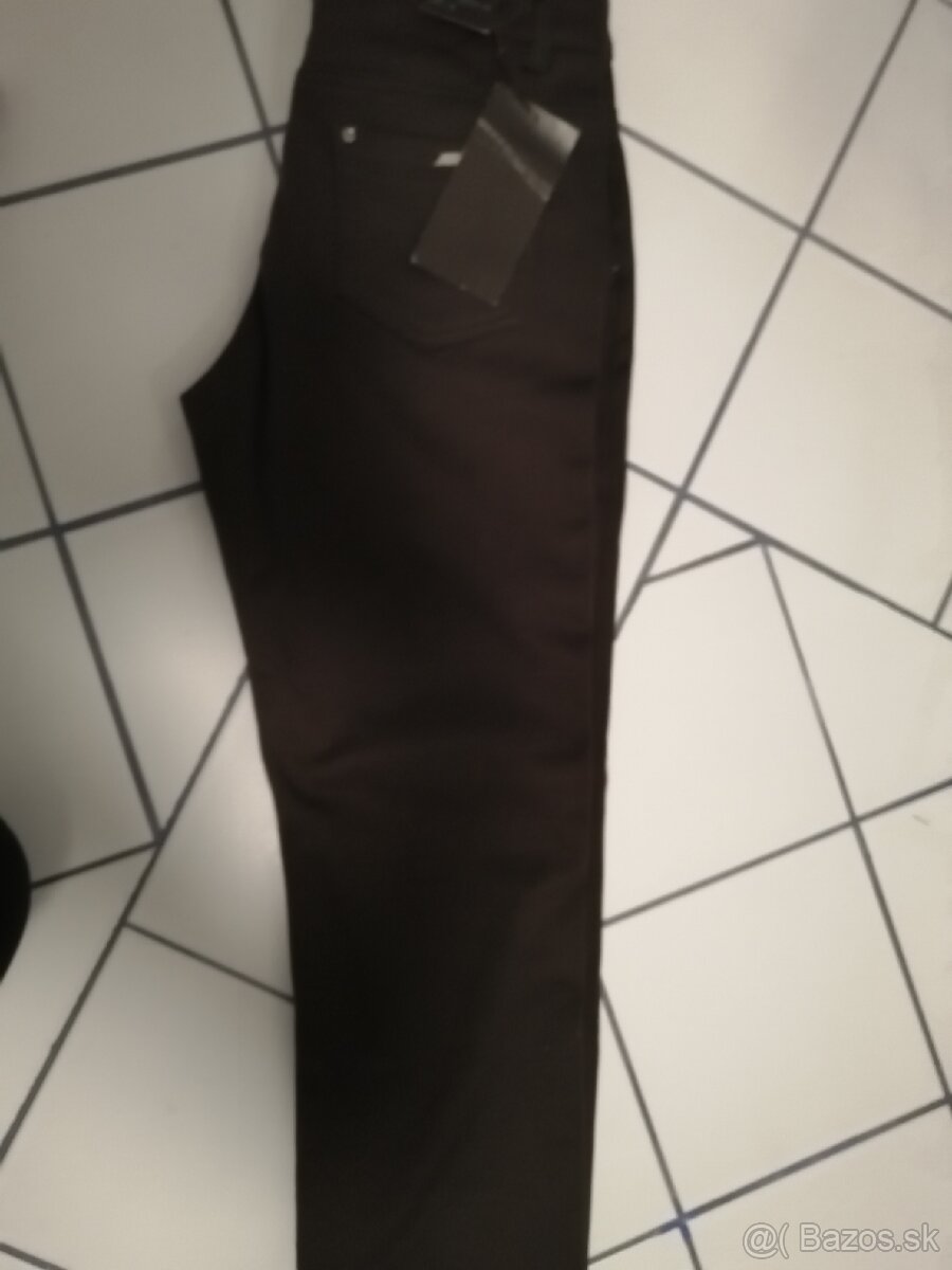 Zateplene hnedé nohavice - 2