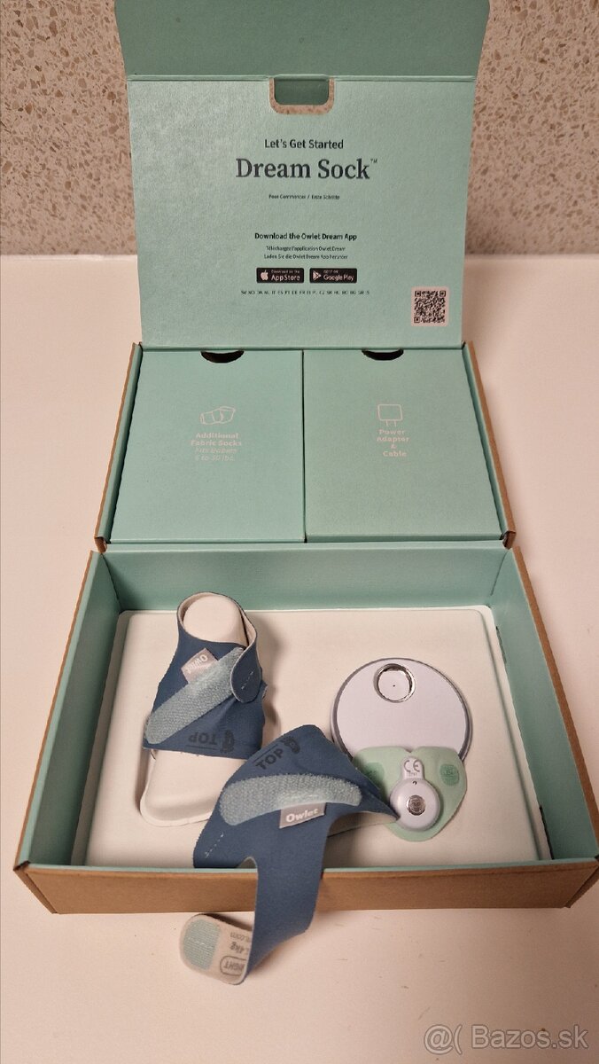 Predám Owlet Dream Sock – V záruke, top stav - 2