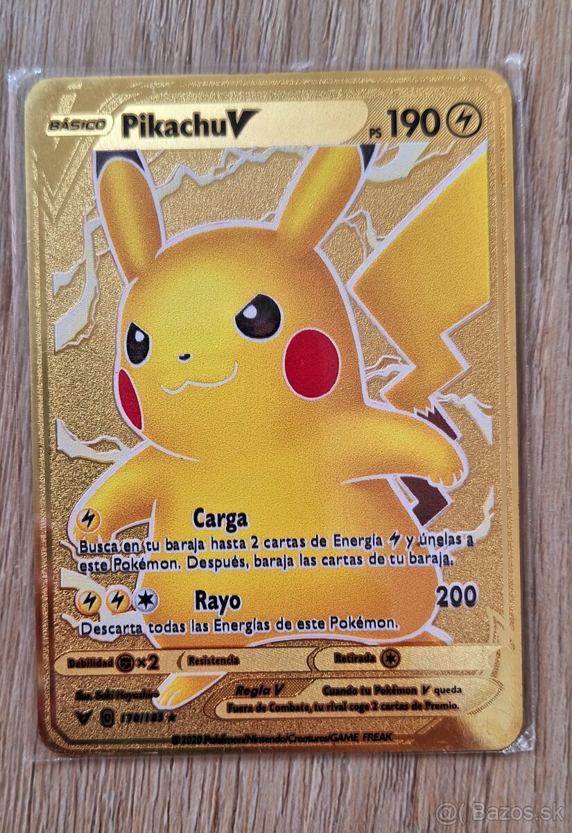 Kovové pokémon karty - 2