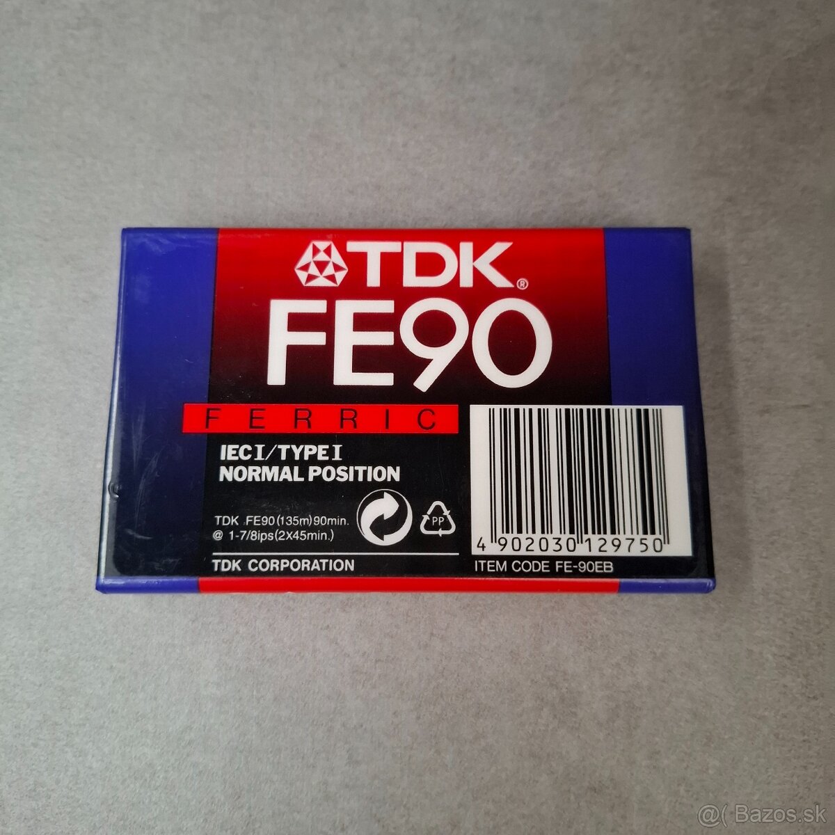 TDK - FE 90 min / Normal / audio kazeta / nová - 2