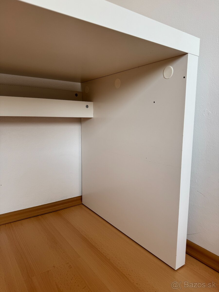 Predám biely písací stôl IKEA MALM - 2