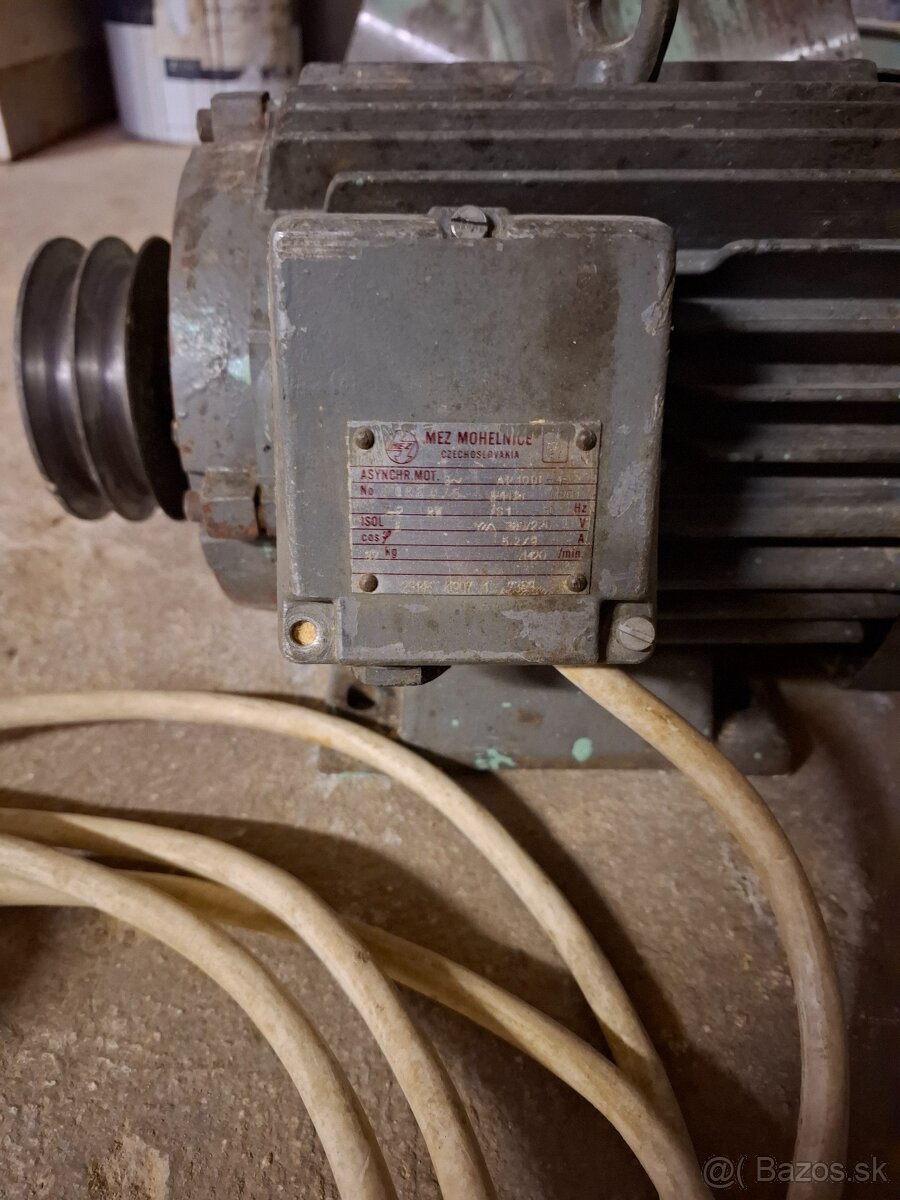 Elektromotor valce na pasovú brúsku - 2