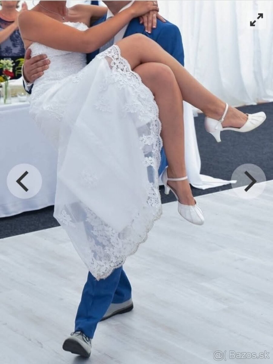 Svadobné šaty atypický strih - 2