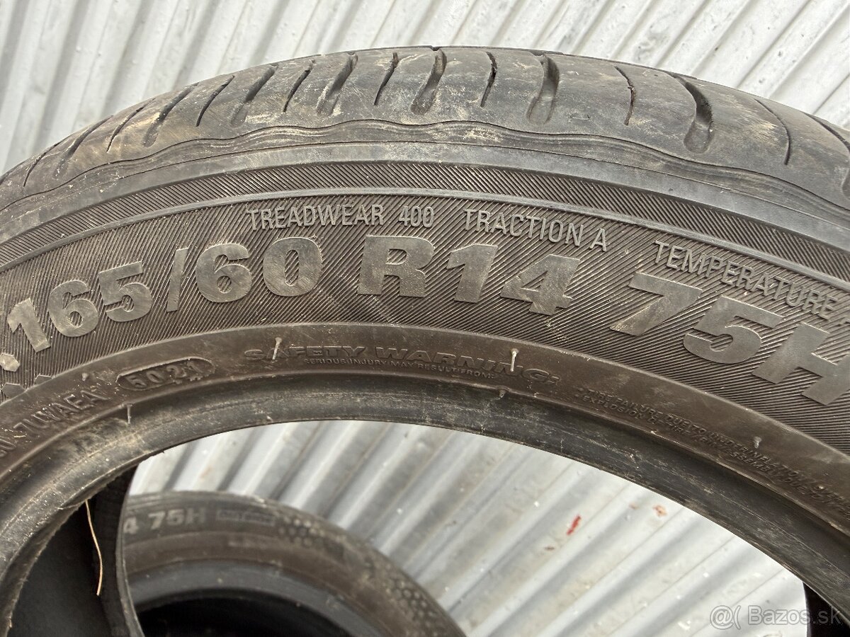 Letne pneumatiky BRIDGESTONE 165/60 R14 - 2