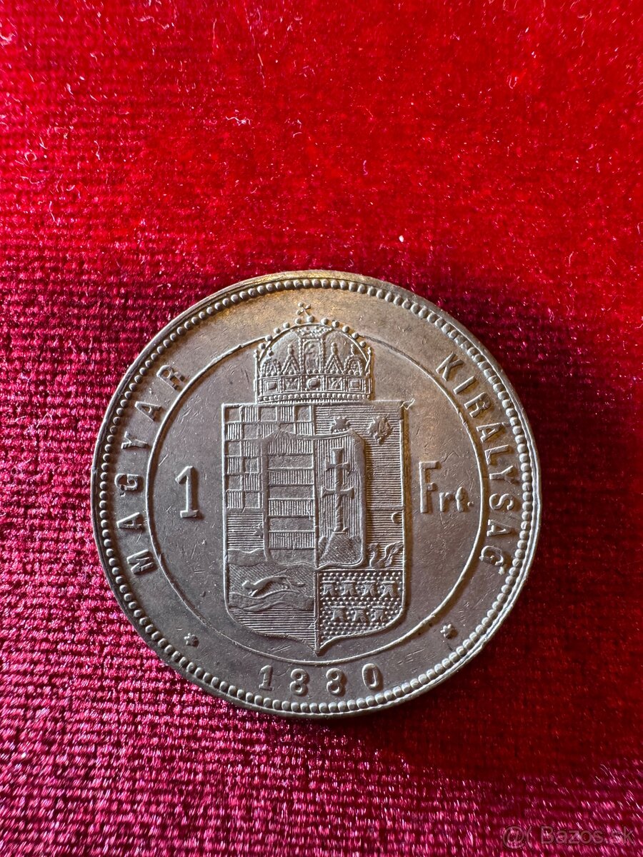 Zlatnik 1880 kb stav - 2