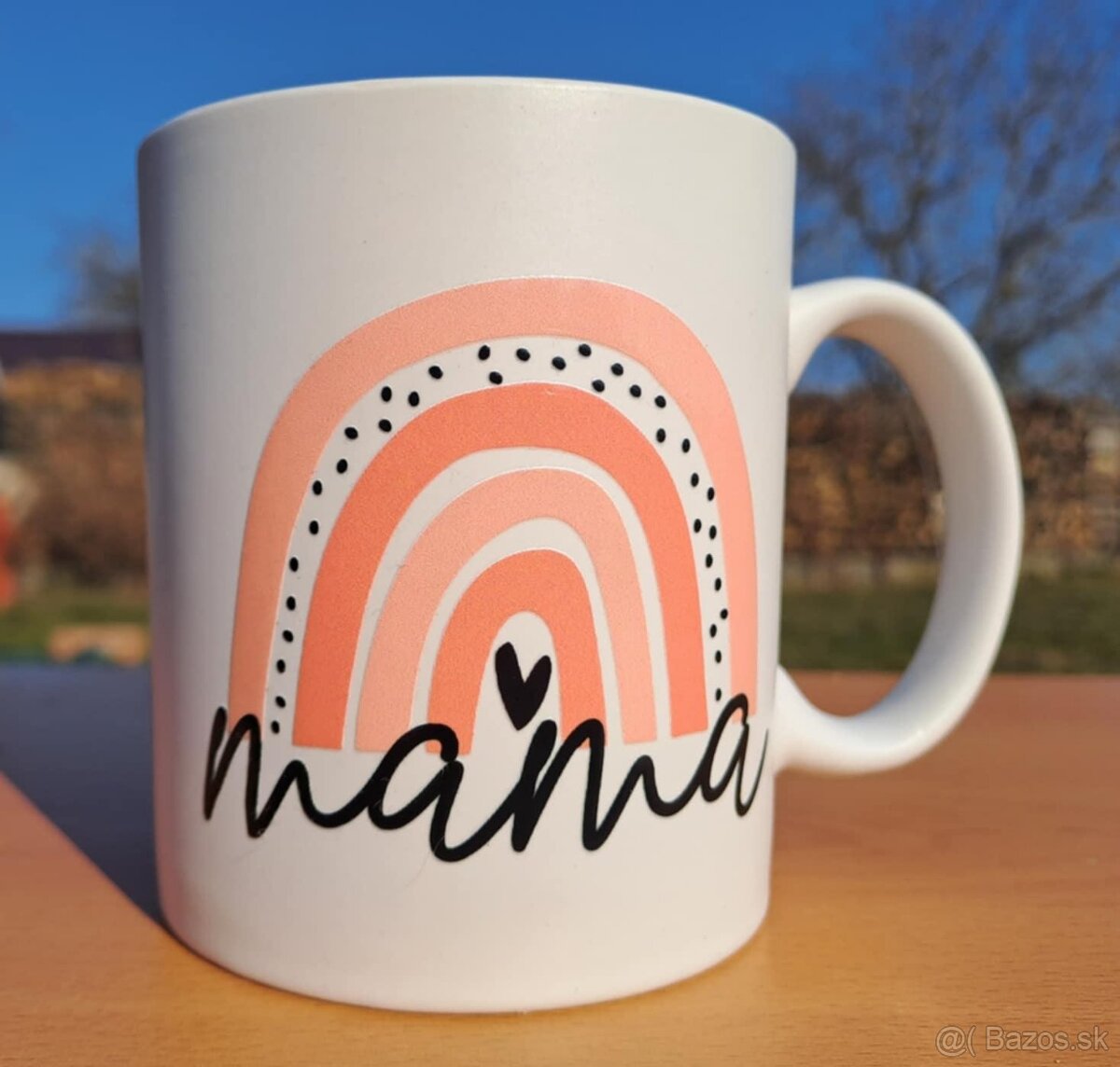 Keramický hrnček biely Mama 350ml - 2