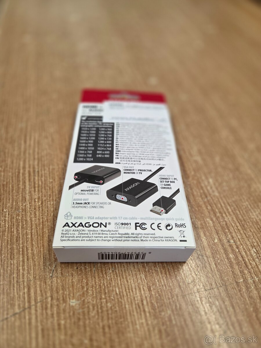 Redukcia AXAGON RVH-VGN , HDMI – VGA - 2
