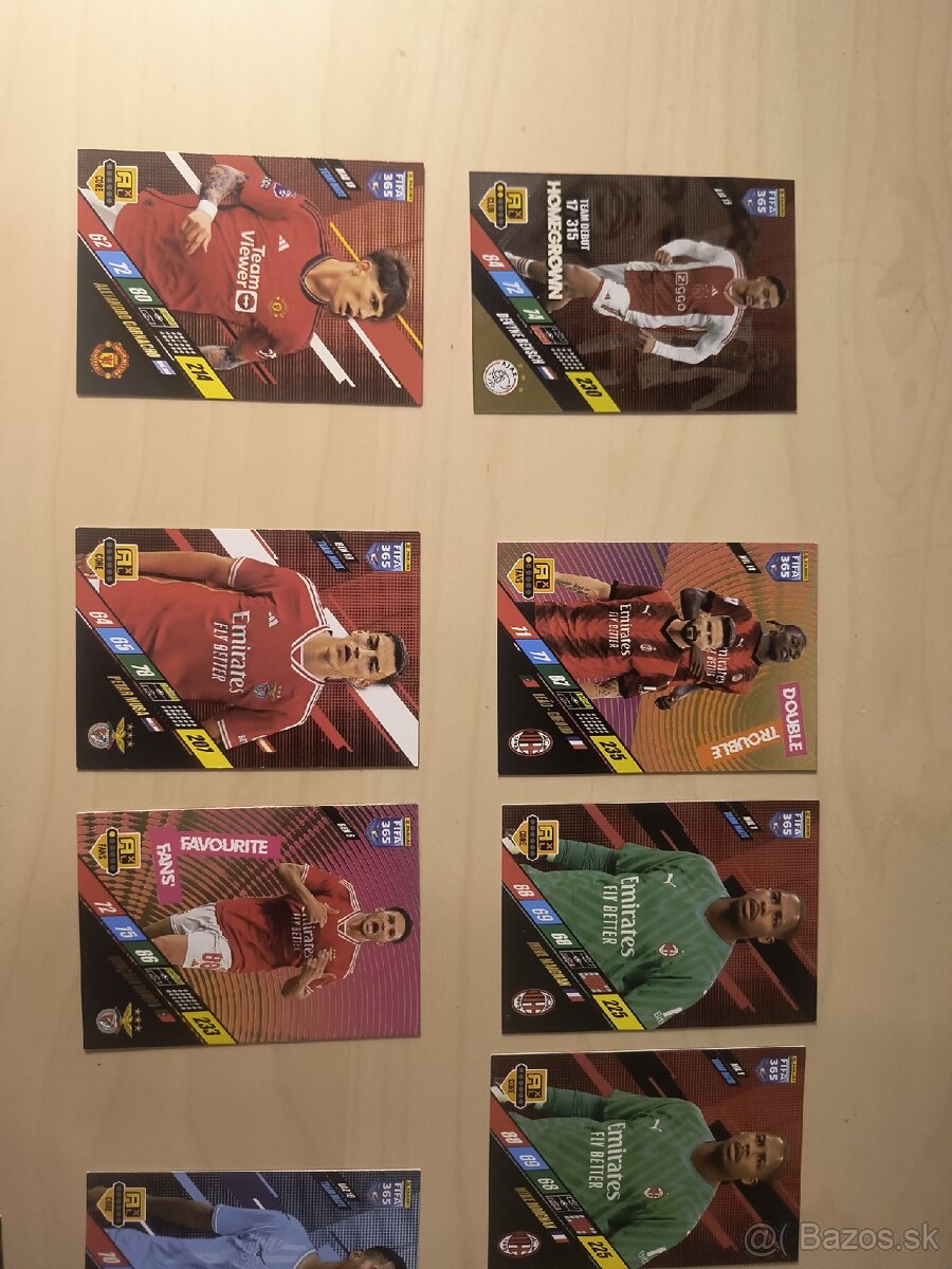 Predám zberateľské karty Panini. - 2