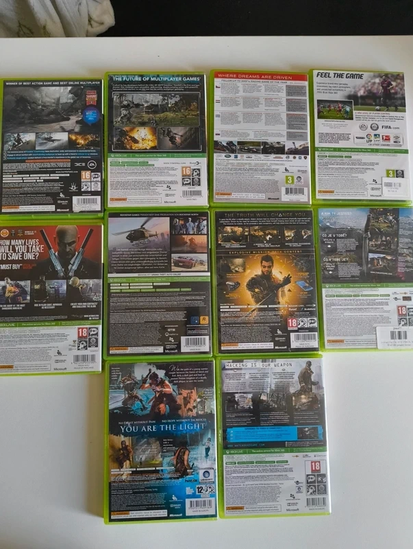 Hry na XBOX 360 set 1 - 2