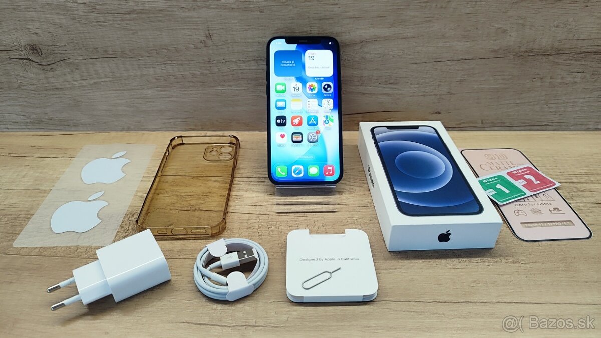 iPhone 12 black - v záruke + príslušenstvo - 2