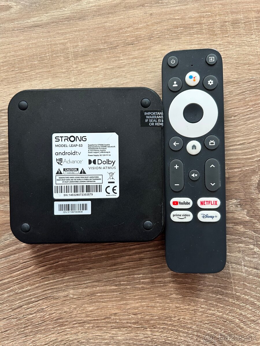 Kodi Multimediálne centrum Strong LEAP-S3 čierny - 2