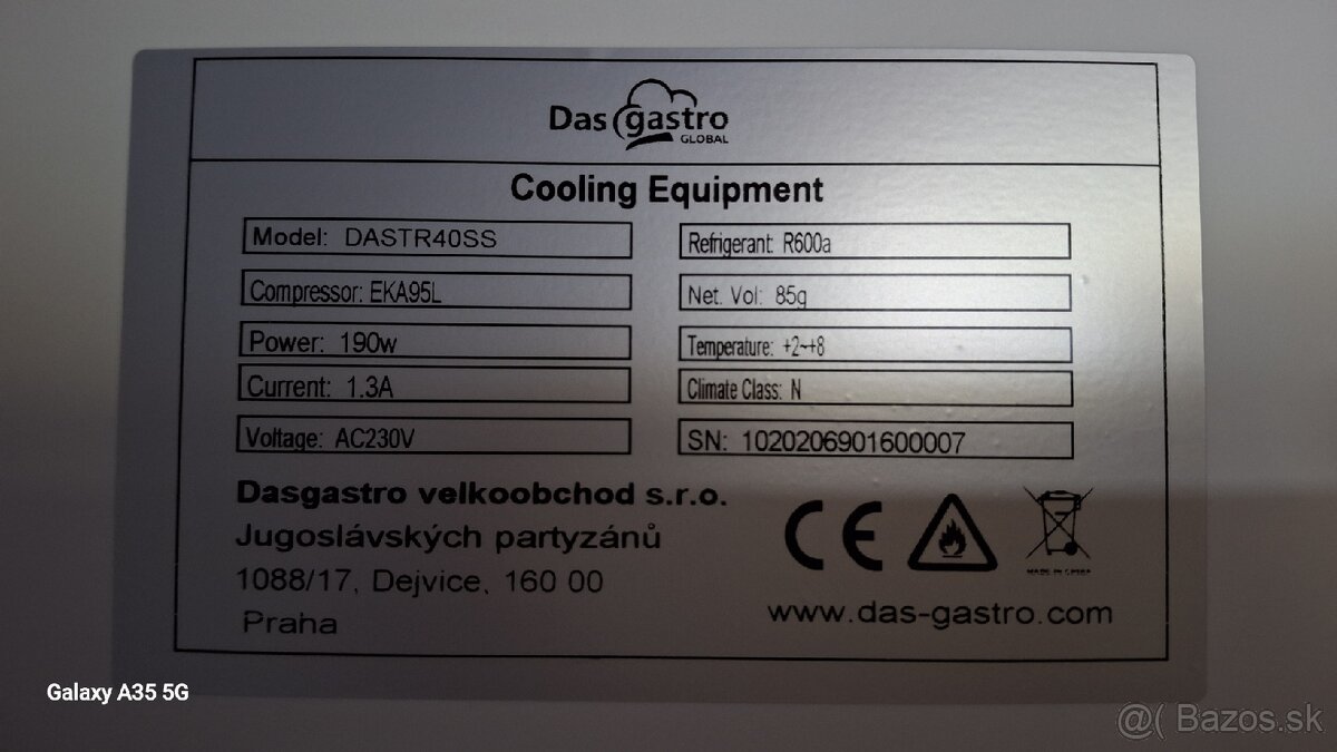 Nerezová chladnička 400 litrov - 2