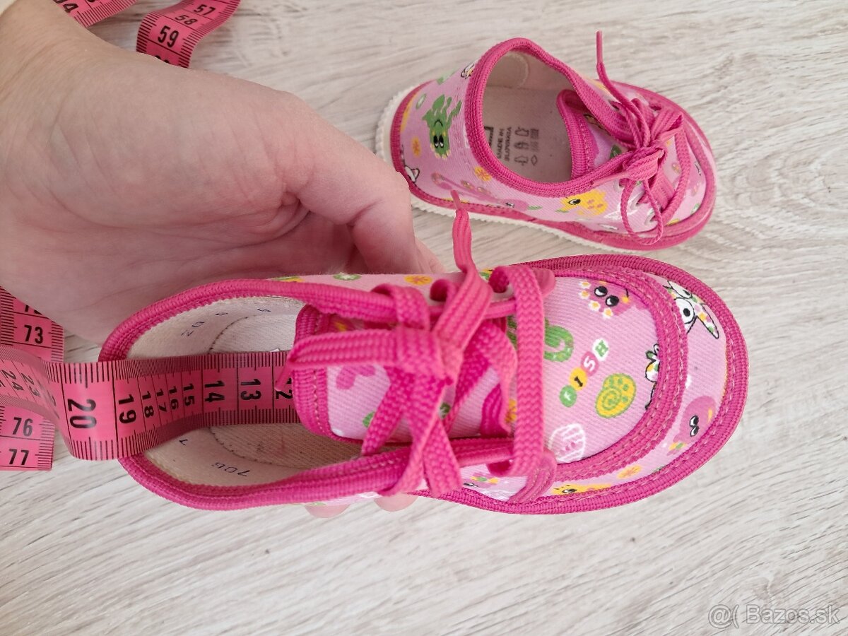 Papučky RAK č.20 1/2 (VD 14cm) Nové - 2