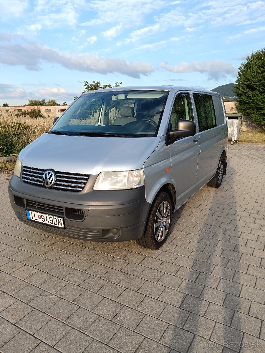 Predám dodávku vw transporter T5 77kw 1.9tdi - 2