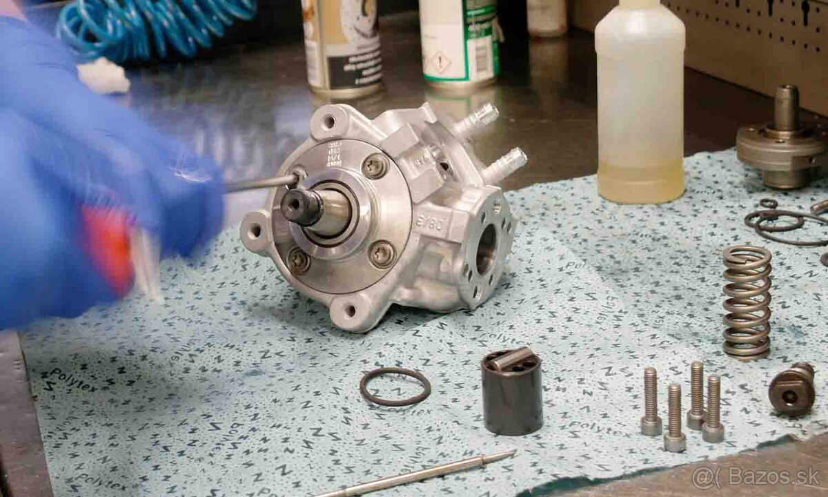 Test, pretesnenie a repasácia vstrekovacích čerpadiel - 2