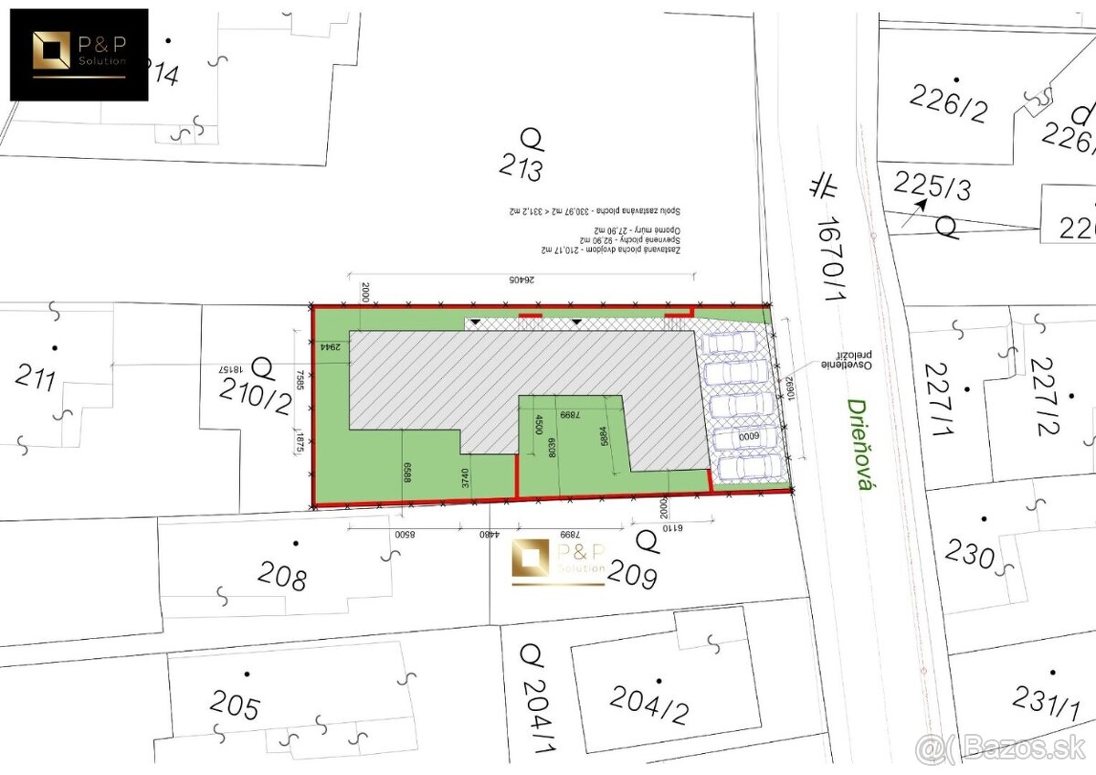 Na predaj stavebný pozemok Drieňová, Košice - 2