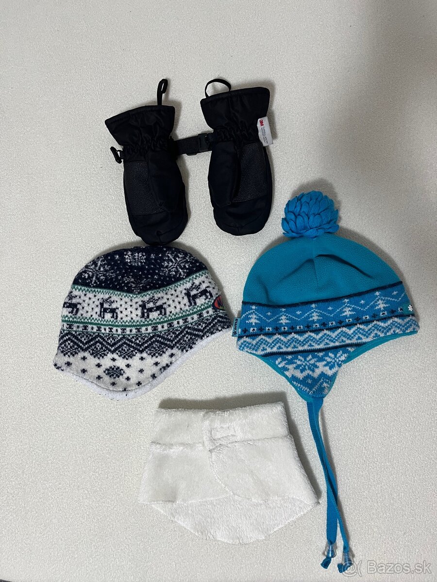 Detské čiapky rukavice a nákrčník - 2