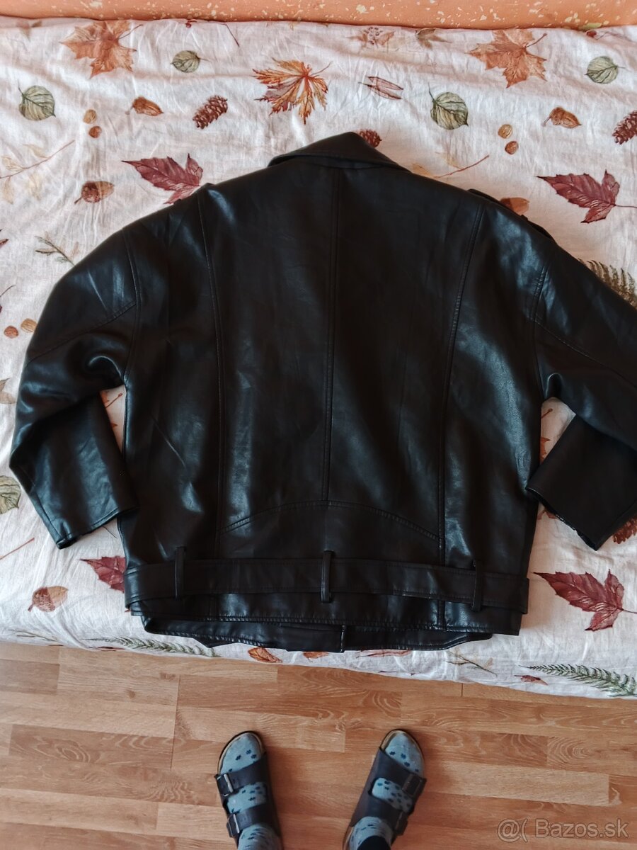 Koženková jarná bunda - 2