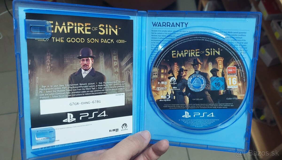 Empire of Sin: Day One Edition PS4 - 2